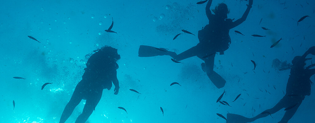 Stretching for divers