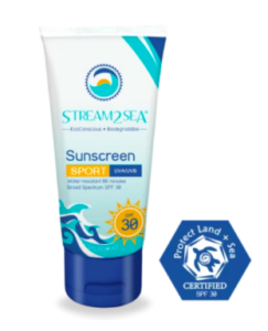 Stream2Sea sunscreen - coral reefs protection